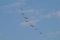 Patrouille Suisse Airshow above ZÃÂ¼richs Sky with PC-7 Pilatus Porter