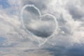 Patrouille suisse flightshow heart in the sky