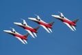 Patrouille Suisse formation with F-5 Tiger and Hawker Hunter