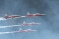 Patrouille Suisse Northrop F-5E Tiger II jet in Mollis in Switzerland