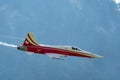 Patrouille Suisse Northrop F-5E Tiger II jet in Mollis in Switzerland