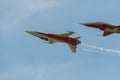 Patrouille Suisse Northrop F-5E Tiger II jet in Mollis in Switzerland