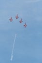 Patrouille Suisse Northrop F-5E Tiger II jet in Mollis in Switzerland