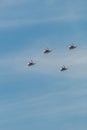 Patrouille Suisse Northrop F-5E Tiger II jet in Mollis in Switzerland