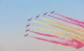 Patrulla Aguila at Dubai Airshow Royalty Free Stock Photo