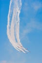 Patrulla Aguila at Dubai Airshow Royalty Free Stock Photo