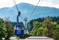 Patscherkofel teleferic in Igls, Austria Royalty Free Stock Photo