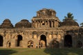 The Elephant Stable in Hampi built for elephants of the Vijayanagara Empire Royalty Free Stock Photo