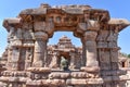 Pattadakal temple .South Indian temples with Indian rock cut architecture in karnataka near Badami