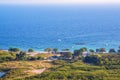 Pattaya beach and city bird eye view, Chonburi, Royalty Free Stock Photo