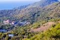 Pattaya beach and city bird eye view, Chonburi, Royalty Free Stock Photo