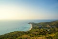 Pattaya beach and city bird eye view, Chonburi, Royalty Free Stock Photo