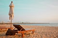 Pattaya beach in evening