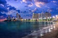 Pattaya City and Sea in Twilight, Thailand