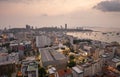 Pattaya city view st dusk, Thailand