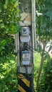 Pattaya Thailand, Electrik meter outside a house in Thailand, high electric prices in Asia, Energy crisis