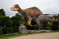 Pattaya, Thailand - 17 July 2018 : A huge dinosaur statue in the park. Royalty Free Stock Photo