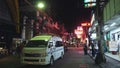 PATTAYA, THAILAND - MARCH 20, 2020: Empty deserted Walking Street. Lockdown quarantine isolation. Coronavirus epidemic