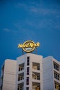 Hard rock cafe and hotel on the beach road