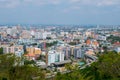 Pattaya, Thailand. View from top of The building cityscape and skyscraper in daytime