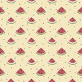 Pattern. seamless background. watermelon. Summer