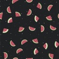 Pattern. seamless background. watermelon. Summer