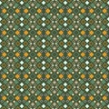 Green ethnic fabric clothes pattern