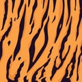 Vector Illustration Tiger Fur Pattern Background Royalty Free Stock Photo