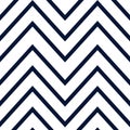 Chevron seamless pattern, white, blue Royalty Free Stock Photo