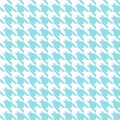 Houndstooth seamless patterns, blue and white Royalty Free Stock Photo