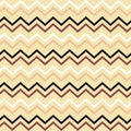 Chevron seamless pattern, white, brown, yellow Royalty Free Stock Photo