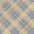 Tartan seamless pattern, grey , yellow, white Royalty Free Stock Photo