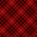 Tartan seamless pattern, red , black , white Royalty Free Stock Photo