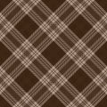 Tartan seamless pattern, brown , yellow Royalty Free Stock Photo