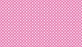 Seamless Geometric Loop Pattern with Interlocking Pink Knots on White Background Royalty Free Stock Photo