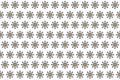 Pattern from abstract black-white flower, vector flowers background Royalty Free Stock Photo