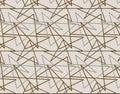 Pattern with abstract dark triangles