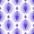 Pattern abstract feathers