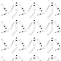 PATTERN ABSTRACT ROCKETS SEAMLESS DESIGN WHITE BACKGROUND VECTOR