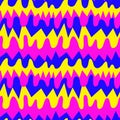 The pattern is abstract, seamless, made of stripes of different shapes and colors. For fabric, clothing, wrapping paper.