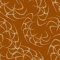 pattern abstraction doodle brown beige wallpaper textile design