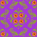 pattern abstraction tulip purple flora flowers Wallpaper leaf green