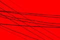 Crossed Wires over a dark red background Royalty Free Stock Photo