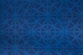 Pattern Azulejo blue seamless portuguese tile in moroccan arabic style geometric shape tiles