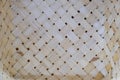 Pattern background of brown handicraft weave texture rattan and wicker surface Royalty Free Stock Photo