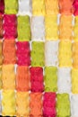 Pattern background close up candy bears colorful Royalty Free Stock Photo