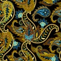 Seamless pattern Paisley.