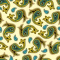 Seamless pattern Paisley. Vector Illustration.