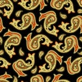 Seamless pattern Paisley.