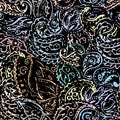 Seamless pattern Paisley.